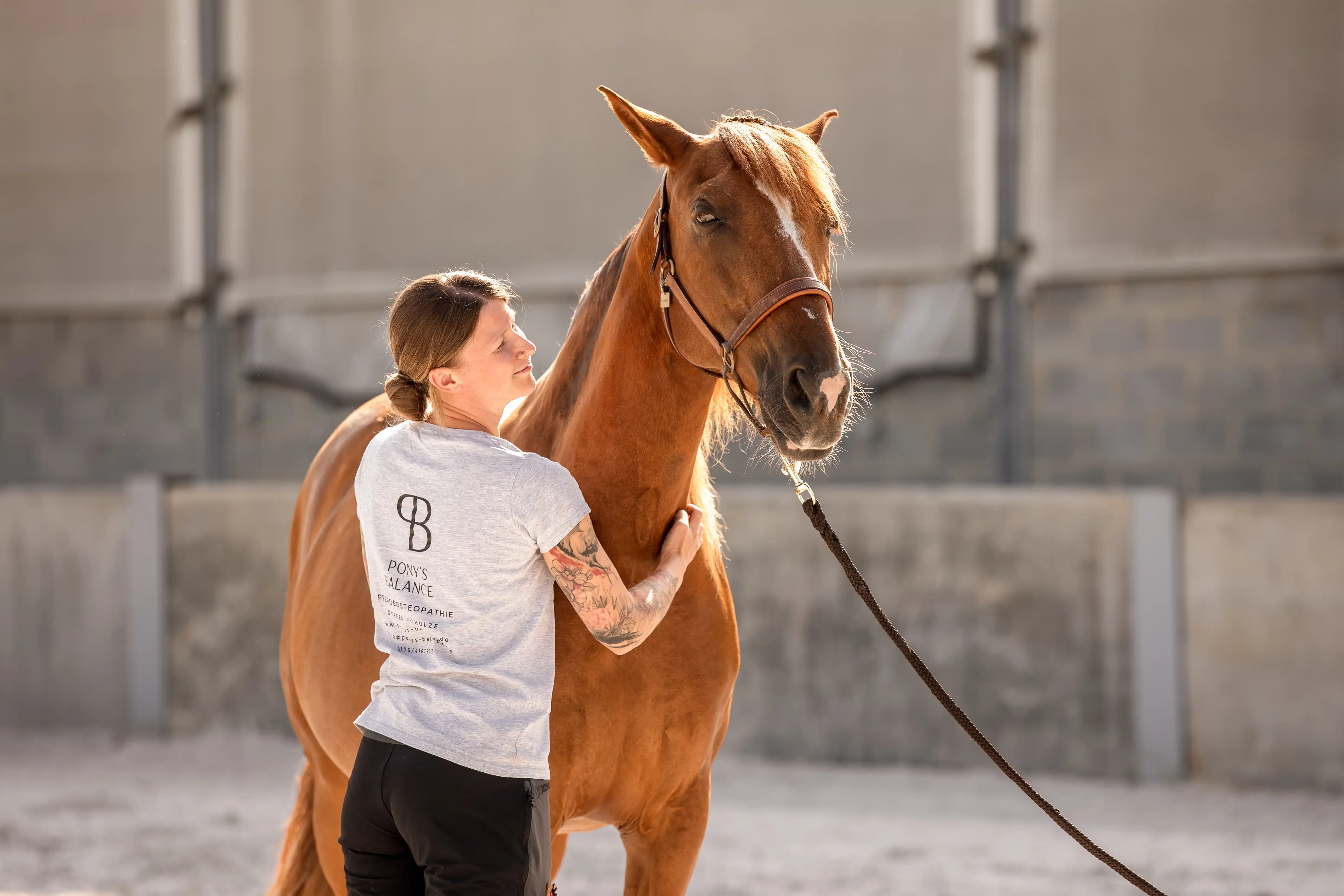Doreen und Pferd