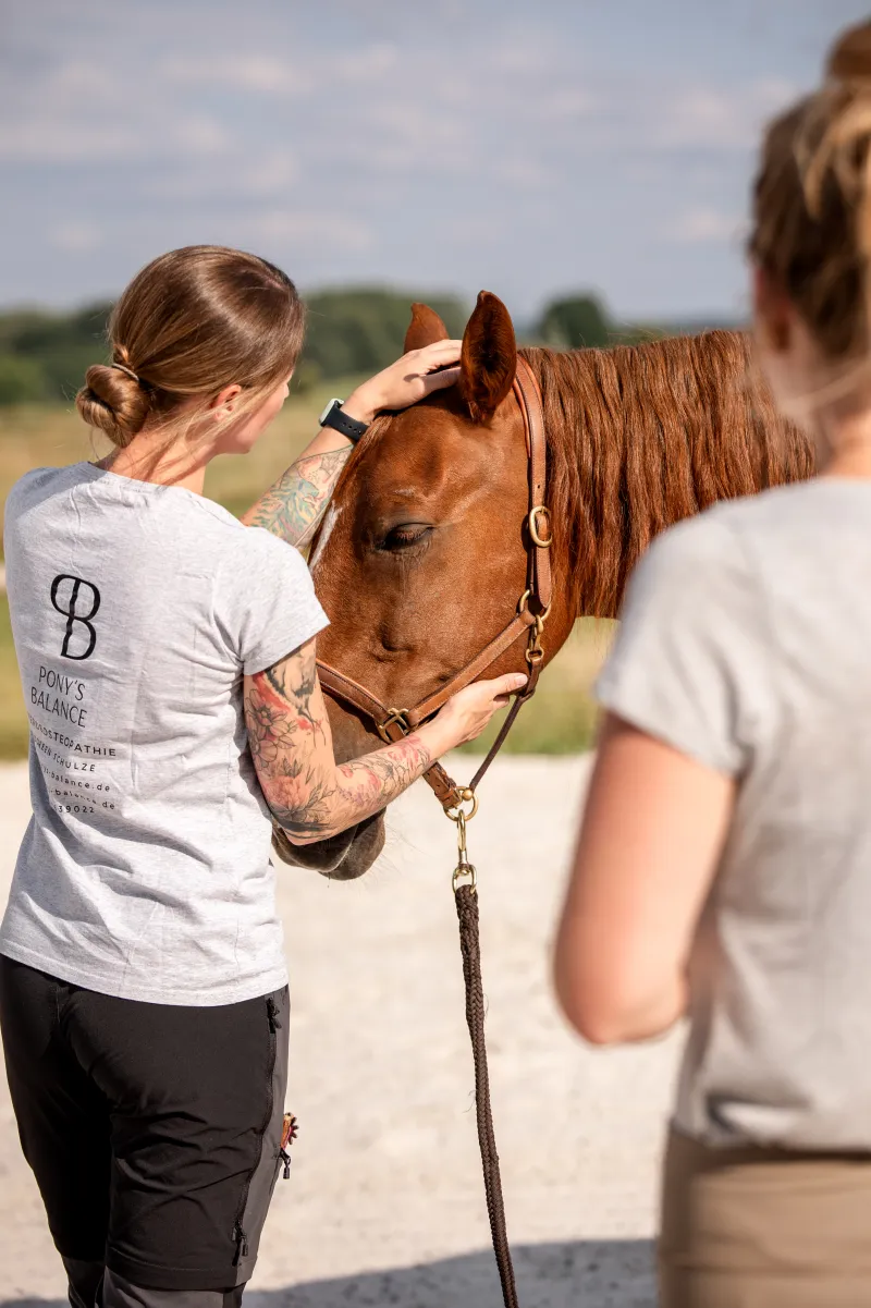 Doreen mit Pferd